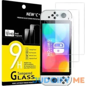 New'c Designed For Nintendo Switch Screen Protector Tempered Glass