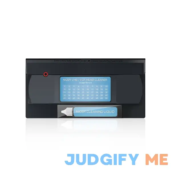 Nicer VCR Head Cleaner for VCR VHS Players Nicer VCR Head Cleaner for VCR VHS Players