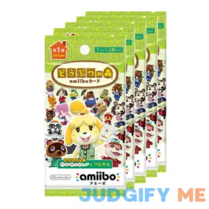 Nintendo Animal Crossing Card amiibo 5 pack set