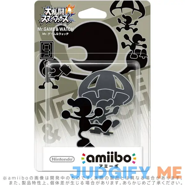 Nintendo Super Smash Bros. Mr. Game & Watch Amiibo Nintendo Super Smash Bros. Mr. Game & Watch Amiibo