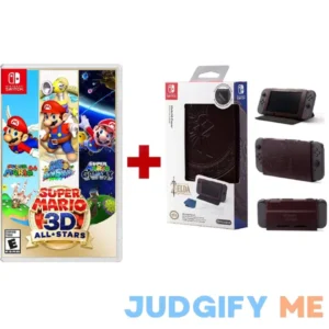 Nintendo Switch Super Mario 3D All-Stars Bundle with PowerA Hybrid Cover