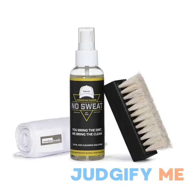 No Sweat Premium Hat Cleaner. Includes 4 Oz of Cleaning Solution Microfiber Cloth No Sweat Premium Hat Cleaner. Includes 4 Oz of Cleaning Solution Microfiber Cloth