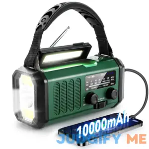 Noaa Emergency Weather Radio best Portable 10000mah Battery/hand Crank/solar Powered Am/fm Wind Up Radios type-c Phone Charger flashlight reading Lam