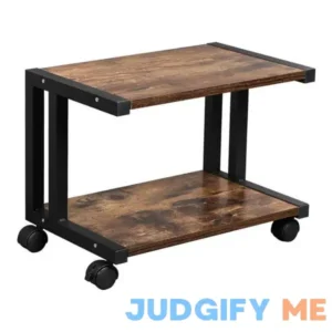 OROPY Vintage 2-Tier Printer Rolling Cart
