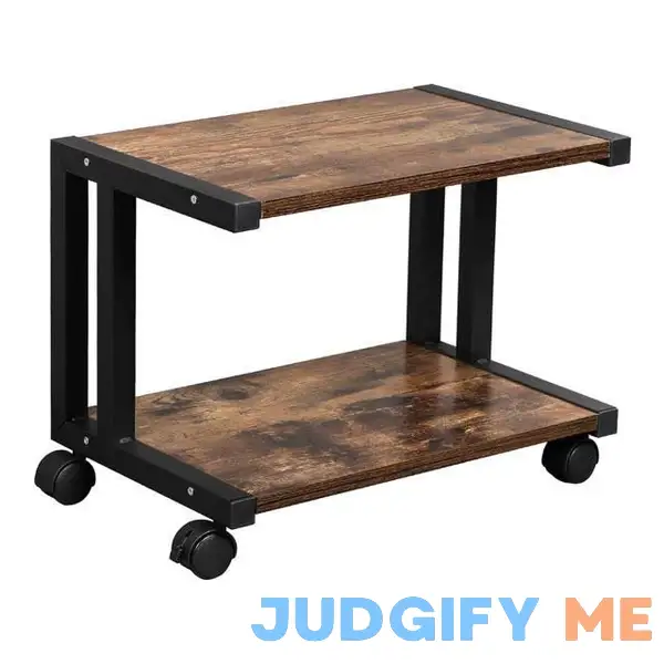 OROPY Vintage 2-Tier Printer Rolling Cart OROPY Vintage 2-Tier Printer Rolling Cart
