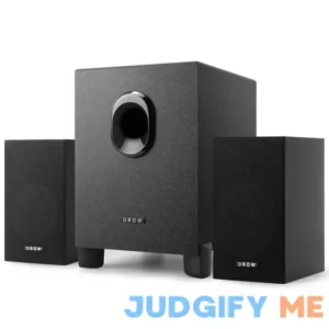 OROROW OROW S211 New USBPowered 21 Multimedia Speakers System with Subwoofer16W Computer SpeakersStrong Bass35mm Audio InputsGre