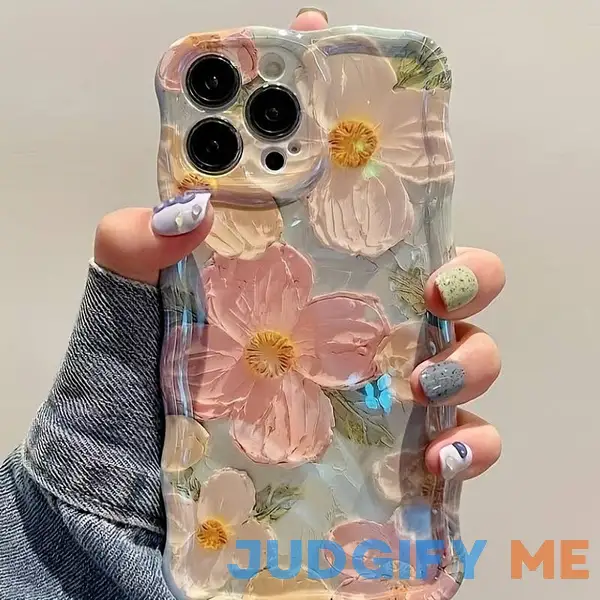 Oil Painting Flowers Pattern Mobile Phone Case For 13 14 15 Pro Max Plus Oil Painting Flowers Pattern Mobile Phone Case For 13 14 15 Pro Max Plus