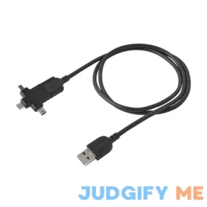 Onn 4-in-1 Charge & Sync Cable for Micro USB