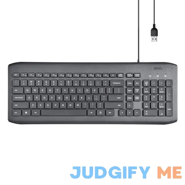 Onn USB Computer Keyboard with 104-Keys and 5 ft cord 100009052 Onn USB Computer Keyboard with 104-Keys and 5 ft cord 100009052
