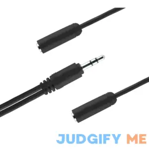 Onn. 3.5mm Auxiliary Audio Headphone Splitter
