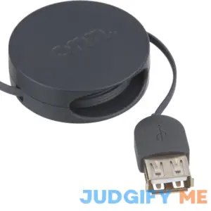 Onn. 4-in-1 USB Short Retractable Cable Adapter Kit