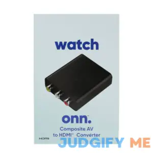 Onn. Composite AV to Hdmi Converter