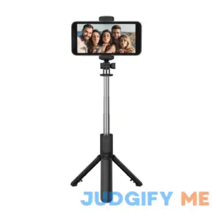 Onn. Extendable Black Selfie Stick Tripod
