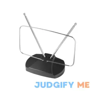Onn. Indoor Easy-Adjust Hdtv Antenna with VHF Dipoles 20 Mile Reception Range