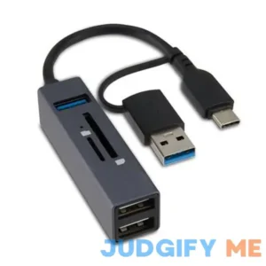 Onn. Multi-Port USB Hub with SD and microSD Card Reader