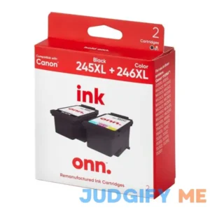 Onn. Remanufactured Canon pg-245xl Black & Cl-246xl Ink Cartridge