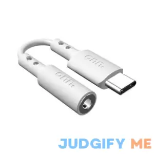 Onn. Type C Headphone Audio Jack Cable Cord Hi-Fi Dongle for iPhone 15