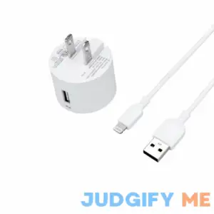 Onn. Wall Charging Kit with Lightning to USB Cable