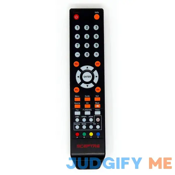 Original Sceptre 8142026670003c TV Remote Control Original Sceptre 8142026670003c TV Remote Control