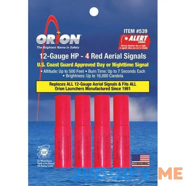 Orion 12 Gauge HP Red Aerial Orion 12 Gauge HP Red Aerial