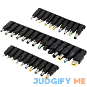 Outtag 34pcs Universal DC Connector Plugs 5.5x2.1mm Female Base