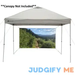 Ozark Trail Shade Wall/Projector Screen Canopy Accessory 10' x 6' for Instant Outdoor Straight-Leg Canopy