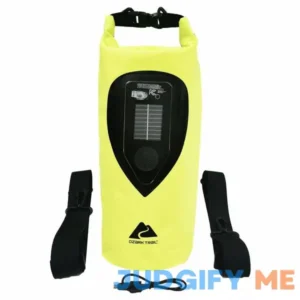 Ozark Trail Waterproof Portable Speaker Dry Bag with LED Lights Waterproof Solar & USB Powered