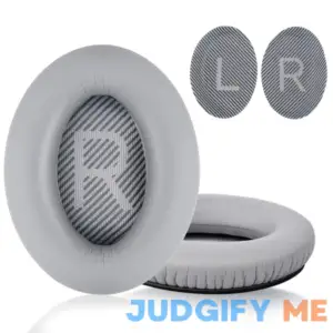 PAWOAH Replacement Ear Pads for Bose Quiet Comfort 35 Ear Cushion Kit Compatible with Bose QC 35/35 II Headphones Made of Protein Leather Memory Foam