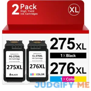 PG-275XL/CL-276XL for Canon Ink 275 and 276 PG-275XL CL-276XL for Canon 275 and 276 Ink Cartridges for Canon PIXMA TS3500 TS3522 TR4720 TR4700
