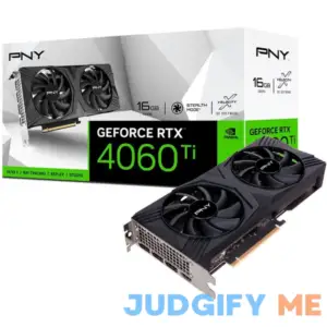PNY GeForce RTX 4060 Ti 16GB VERTO Dual Fan Graphic Card VCG4060T16DFXPB1