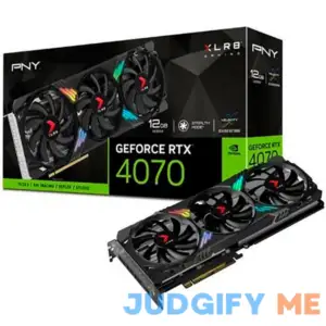 PNY GeForce RTX 4070 12GB XLR8 Gaming Verto Epic-x RGB Triple Fan Graphics Card DLSS 3