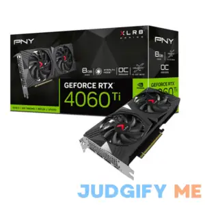 PNY XLR8 GeForce RTX 4060 Ti 8GB VERTO Overclocked Dual Fan VCG4060T8DFXPB1-O