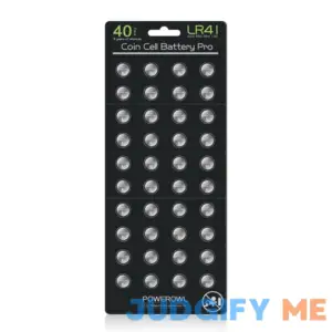POWEROWL High Capacity LR41 Batteries 40 Pack