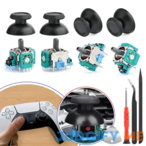 PS5 Analog Stick Replacement for Sony Playstation 5 PS5 Joysticks Replacement 3D PS5 Controller Joystick Replacement Sensor Module for PS5 Joystick