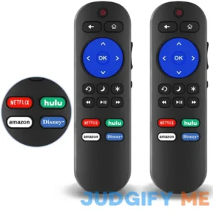 Pack of 2 Remote Compatible with Hisense Roku TV Remote with Netflix Disney Hulu