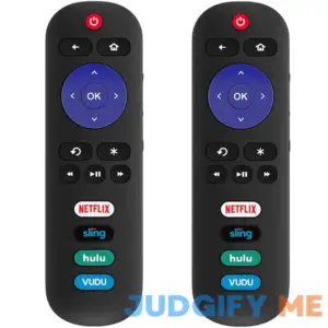 Pack of 2 Universal Replace Remote Applicable for TCL TV/Hisense TV/Onn TV/Philips TV/Sharp TV/Westinghouse TV/Sanyo TV/RCA TV/JVC TV/Element TV