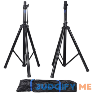 Pair Rockville RVES1 Adjustable Tripod DJ PA Speaker Stands +Carry Bag/Universal