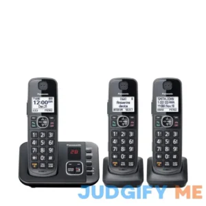 Panasonic KX-TGE633M DECT 6.0 Expandable Cordless Phone System with Digital Answering System