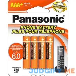 Panasonic Rechargeable AAA Batteries