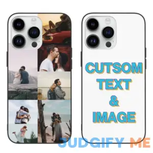 Personalized Photo Phone Case Custom Picture Design Your Own Collage Phone Cover for iPhone 15 14 13 12 11 Pro Max Mini Customized Full Protection