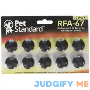 Pet Standard Replacement RFA-67 6V Lithium Batteries Compatible with PetSafe Battery-Operated Pet Products and Specific Dog Receiver Collars