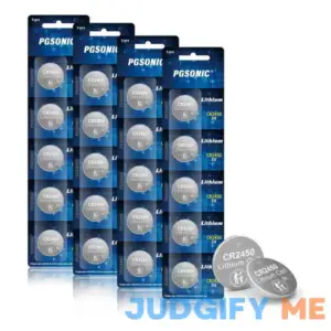 Pgsonic 20 Pack Cr2450 3V Lithium Coin Battery