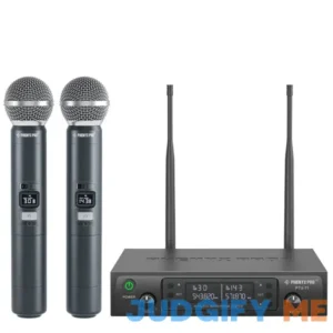 Phenyx Pro Wireless Microphone System Dual Wireless Mics