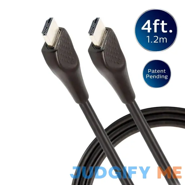 Philips 4' High Speed HDMI Cable with Ethernet Philips 4' High Speed HDMI Cable with Ethernet