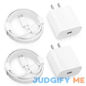 Phone 12 13 14 Fast Charger 2-Pack 20W PD Type C Charger with 6FT USB-C Charging Cable Compatible with Phone 14 13 12 11 Pro Max/Pro/Plus/Xs/XR/X