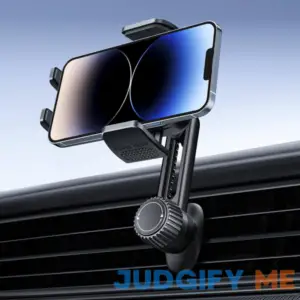 Phone Holder for Car Vent:[Never Block] Air Vent Best Cell Phone Car Mount for iPhone Samsung Android All Thick Case Phones [Hands Free] Universal