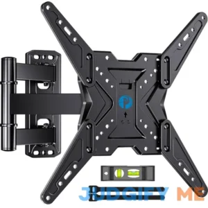 Pipishell Full Motion TV Wall Mount for Most 26-60 inch TVs with Swivel