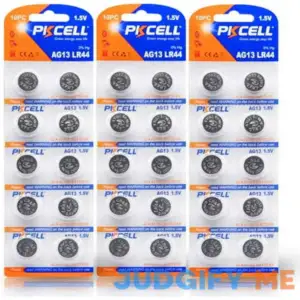 Pkcell Lr44 Ag13 1.5v Button Cell Battery
