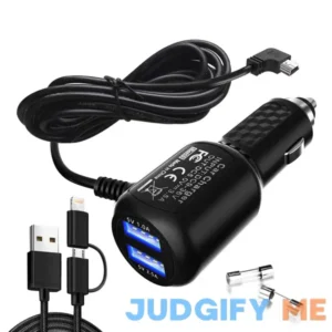 Plozoe Car Charger for Garmin Nuvi Garmin GPS Charger Cable