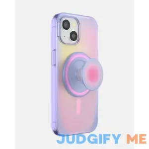 PopSockets iPhone 15 Pro Case with Round Phone Grip Compatible with MagSafe